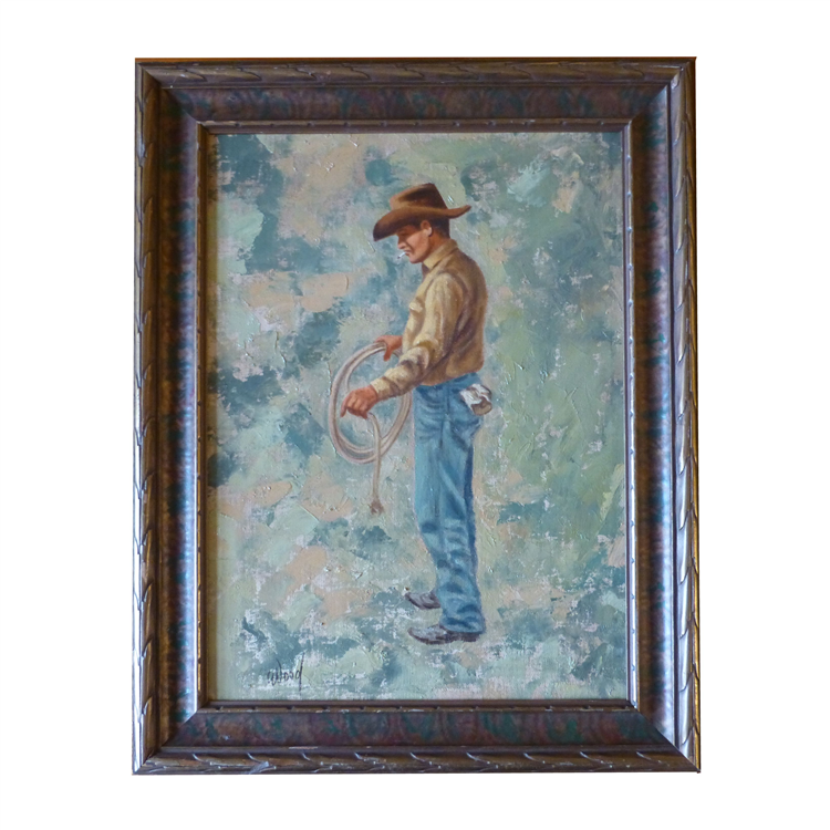 "Coiling the Rope" by Bob Wood - Image 2 of 2