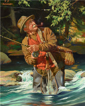 The Fly Fisherman - Image 1 of 2