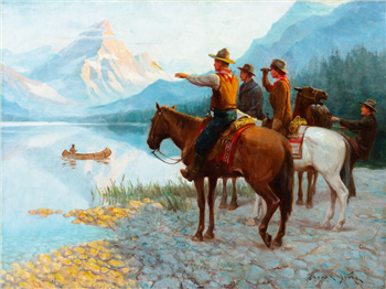 Riders at Lake McDermott (1912)