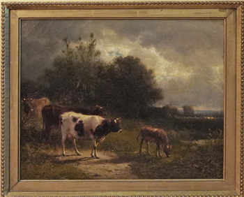 Pastoral Landscape with Cows - Image 1 of 3