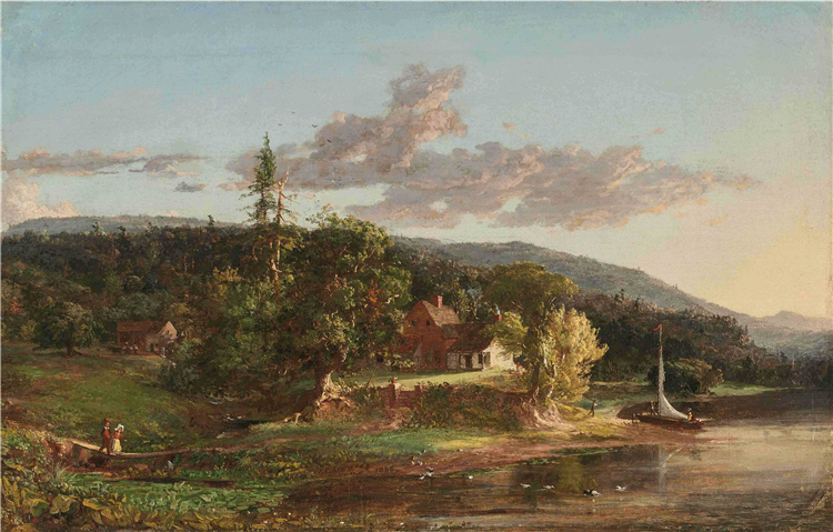 A Home in the Catskills, 1848 - Image 2 of 2