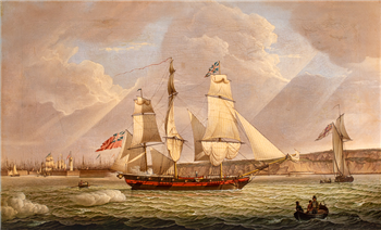 The West Indian Packet ACHILLES Off Whitehaven - Image 1 of 4