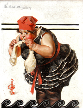 Water Wings, Cover for The Saturday Evening Post