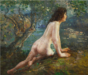 Female Nude in a Landscape - Image 1 of 4