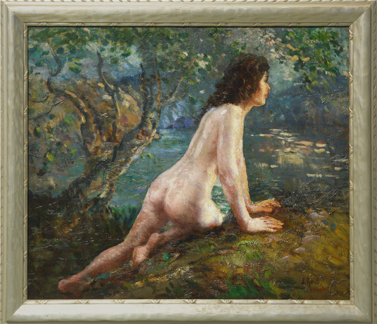 Female Nude in a Landscape - Image 2 of 4