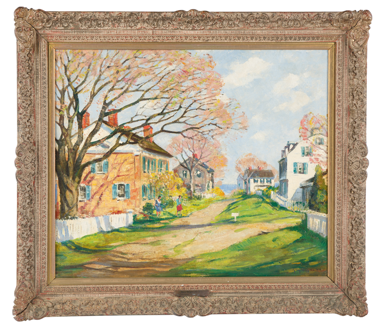 Old Houses in Springtime, Essex, CT - Image 2 of 4