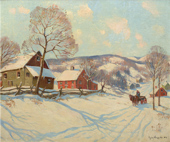Winter on Killingworth Hills - Image 1 of 2