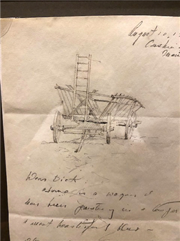 Hay wagon & commission letter - Image 1 of 4