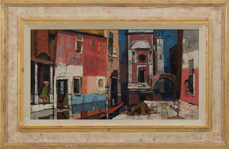 Venice Canalscape - Image 2 of 4