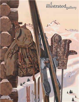 At the Ski Resort, Saturday Evening Post Cover - Image 1 of 2