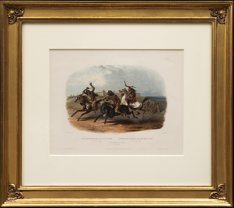Horse Racing of Sioux Indians - Image 2 of 2