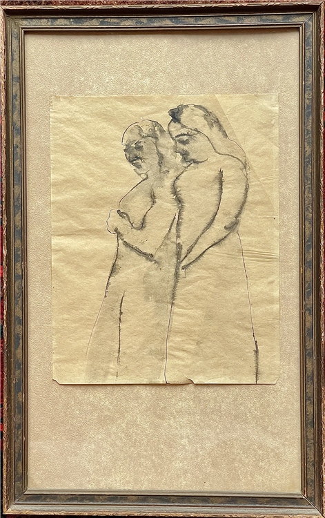 Sumi Market Sketches of Women - Image 2 of 4