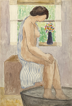Woman Bathing #3 - Image 1 of 4