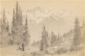 Untitled (Mountain Landscape) - Image 1 of 3