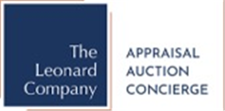 Leonard Auction logo - Edouard Leon Cortes specialist dealer in 502 S. Westgate St., Addison, IL 60101