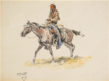 Piegan Warrior - Image 1 of 2