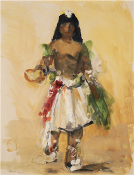 Corn Dancer - Home Dance, San Ildefonso - Image 1 of 2