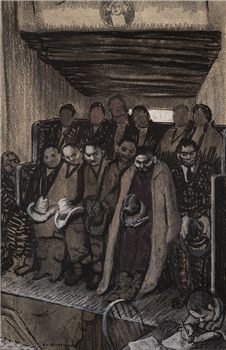 Jury for the Trial of a Sheepherder for Murder - Image 1 of 2