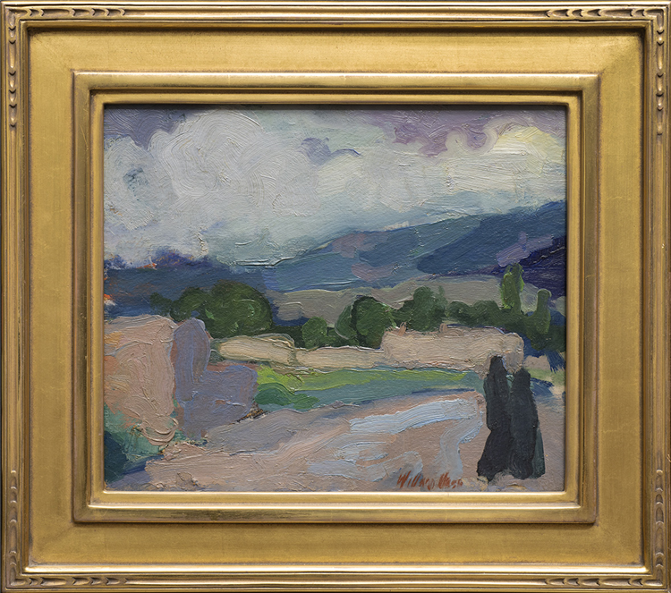 New Mexico Landscape with Figures - Image 2 of 2