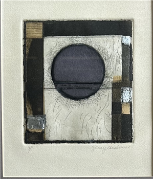 Small signed monoprint - Image 1 of 2