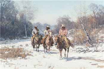 Snow on the Bosque - Image 1 of 2