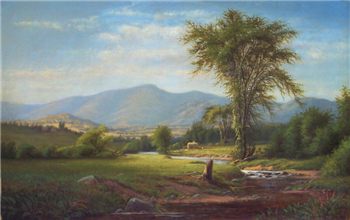 New England Landscape, possibly Clarendon, Vermont - Image 1 of 2
