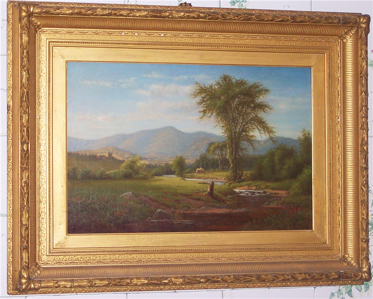New England Landscape, possibly Clarendon, Vermont - Image 2 of 2