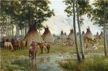 Indian Encampment