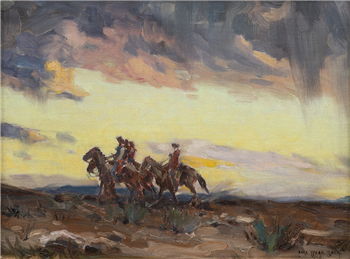 Navajo Horseman - Image 1 of 2