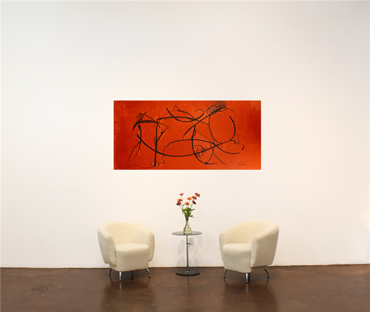 Untitled (Red Vine Series) - Image 2 of 3