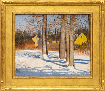 Untitled (Snowy Town Grove) - Image 1 of 2