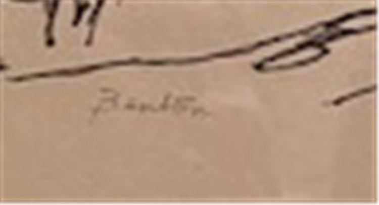 Man on a Horse in Field with Harvesting Workers - Image 2 of 3