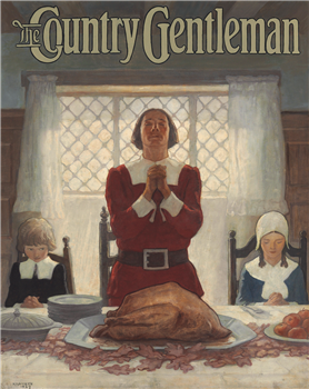 An Early Thanksgiving, Cover for The Country Gentleman
