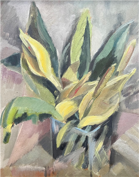 Skunk Cabbage Floral Still Life - Image 1 of 2