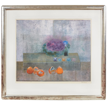 Fiver Persimmons, Five Jewels and Flowering Cabbage with Morning Glory - Image 1 of 4