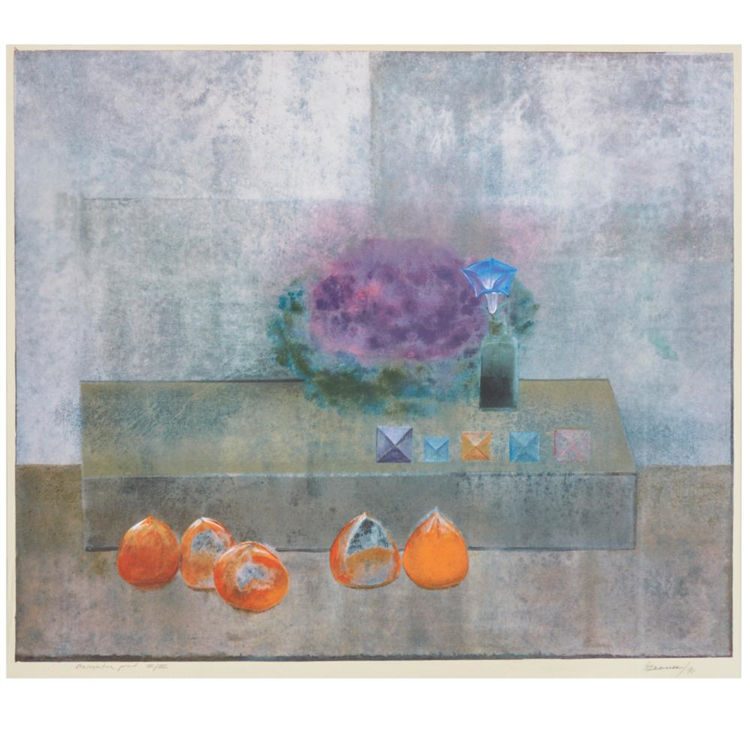 Fiver Persimmons, Five Jewels and Flowering Cabbage with Morning Glory - Image 2 of 4