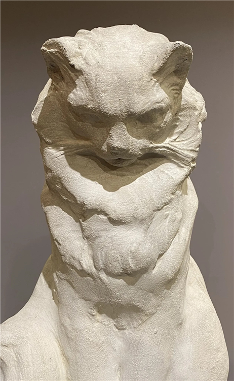 Cast Stone Sculpture of Her Persian Cat, Pou Pou - Image 2 of 4
