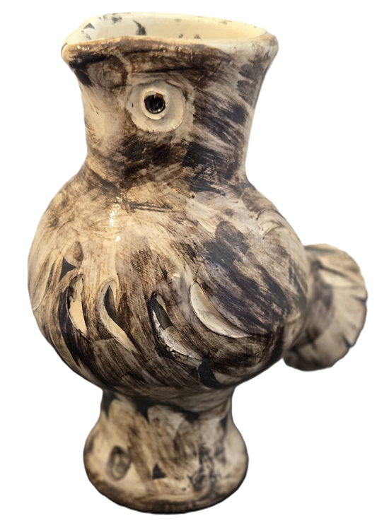 Wood Owl Pitcher (Chouette) - Image 2 of 4