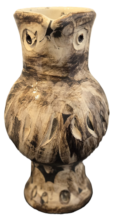 Wood Owl Pitcher (Chouette) - Image 3 of 4