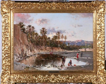 North African River Scene Size