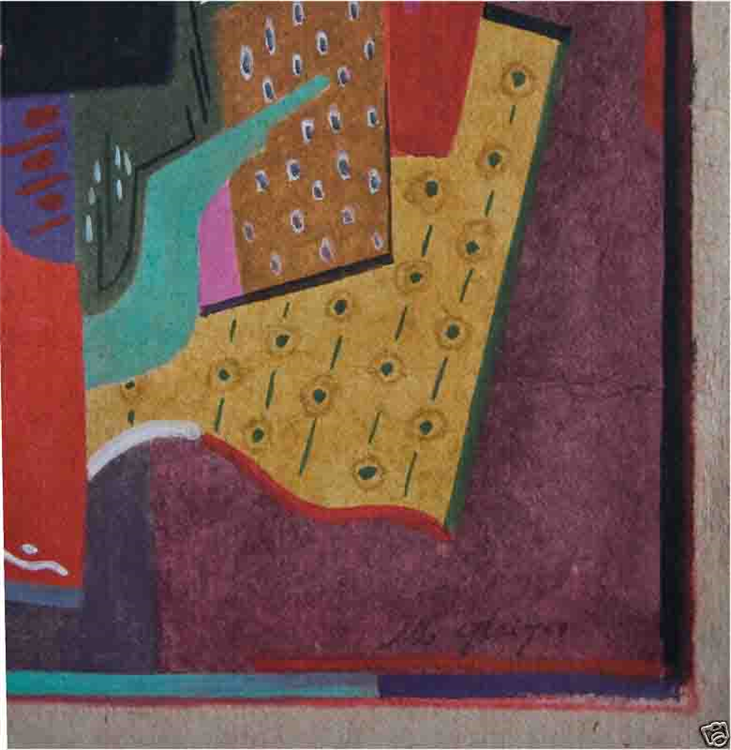 Cubist Abstract Figure - Image 2 of 3
