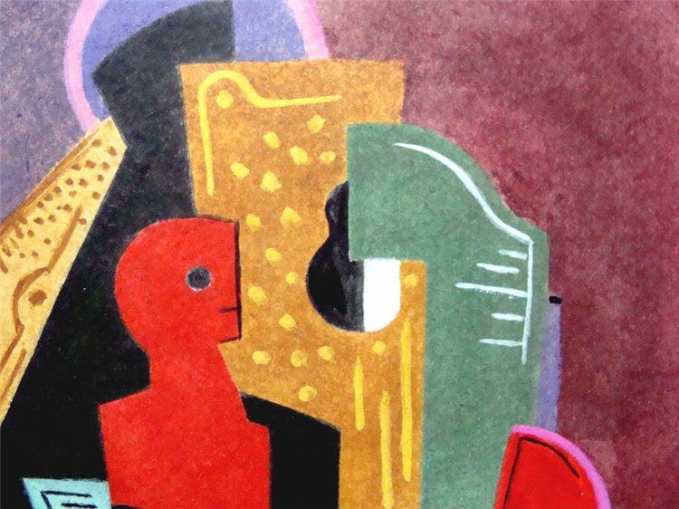 Cubist Abstract Figure - Image 3 of 3