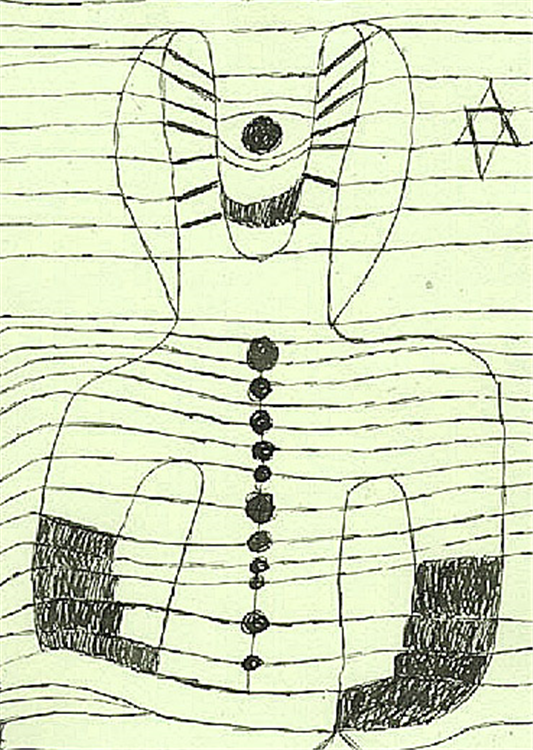 Trio of Surrealist Drawings - Image 2 of 4