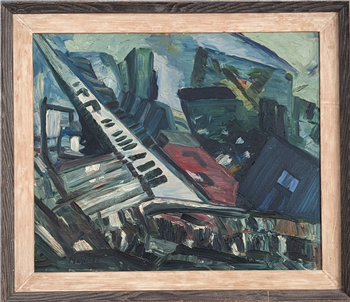 New York Abstraction, 1948 - Image 1 of 3