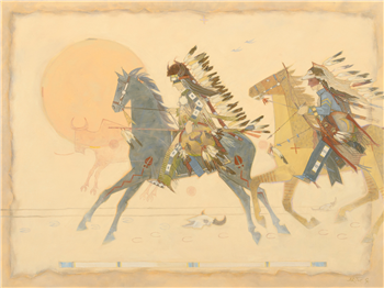 Tall Bulls Battle - Image 1 of 2