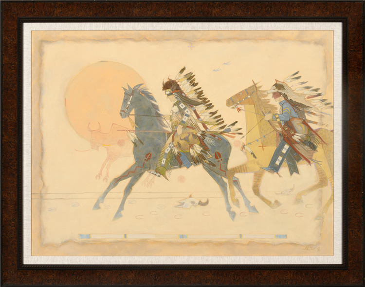 Tall Bulls Battle - Image 2 of 2