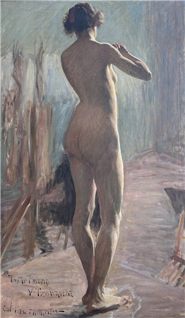 Charles W. Hawthorne (1872-1930) Untitled (Nude Model), 1894, 41 x 25"

PARIS WAS MY MISTRESS