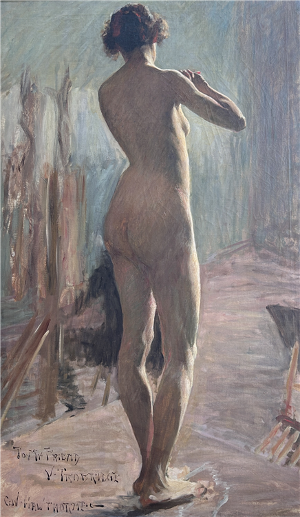 Charles W. Hawthorne (1872-1930) Untitled (Nude Model), 1894, 41 x 25"

PARIS WAS MY MISTRESS