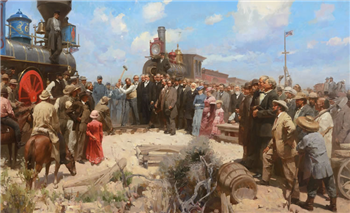 Golden Spike Ceremony, Promontory Summit, May 10, 1869