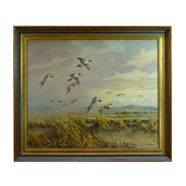 Pintails Over the March - Image 2 of 2